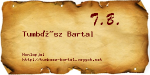 Tumbász Bartal névjegykártya